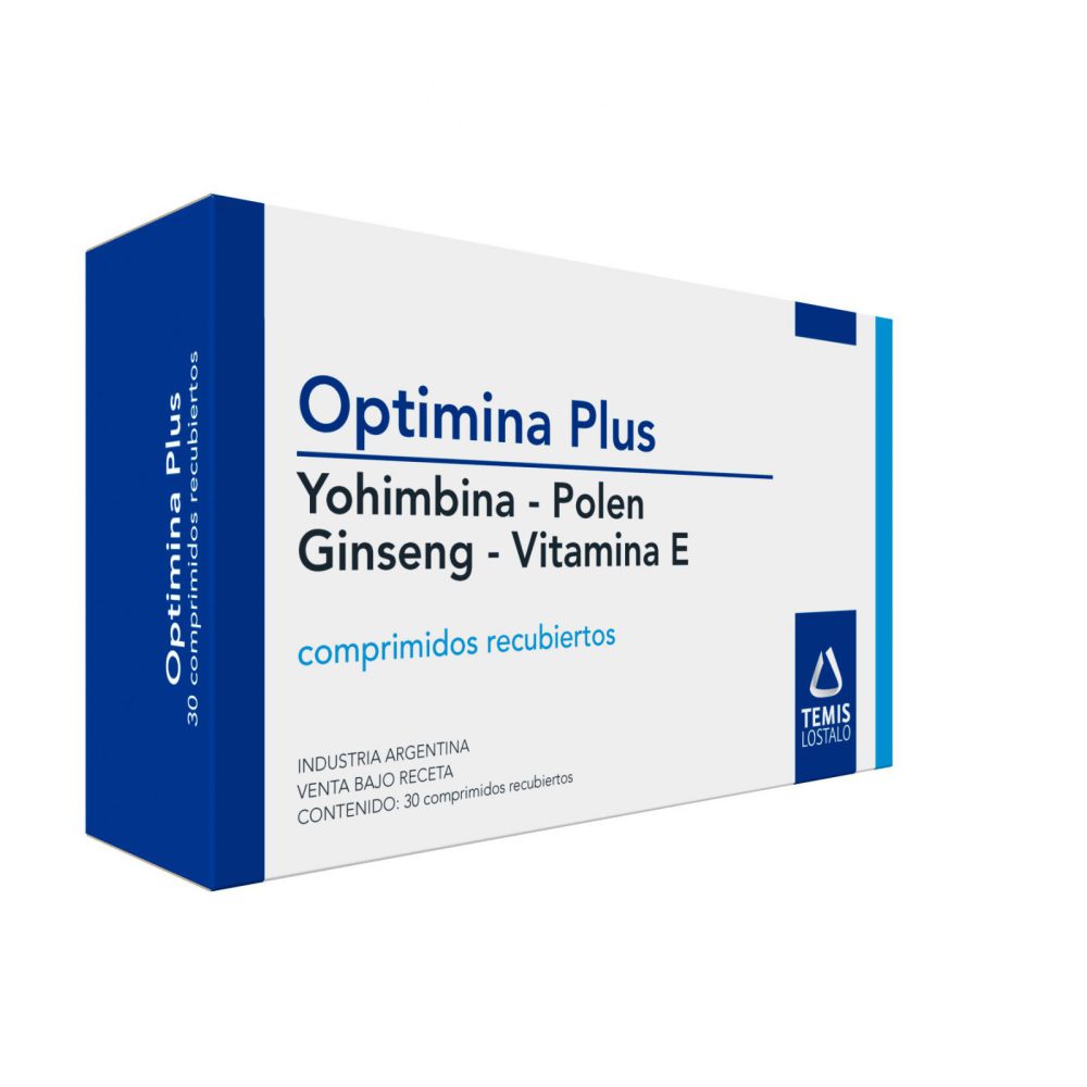 Optima Plus Yohimbina, Ginseng y Vit E