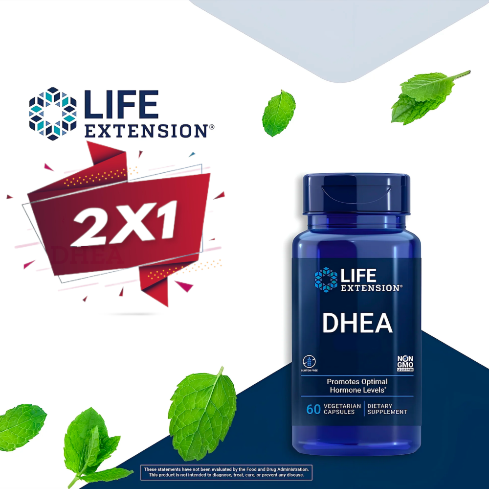 OFERTA DHEA LIFE EXTENSION 2 X 1