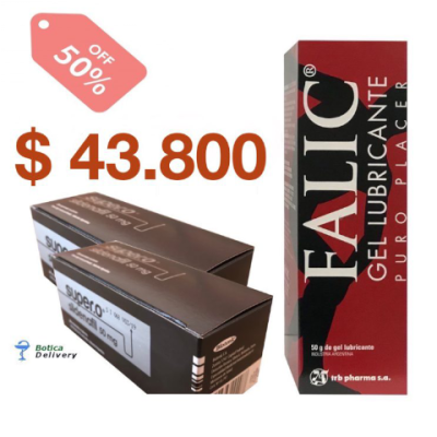 Sildenafil Super-O x 40 comp + Falic gel x 50 gr