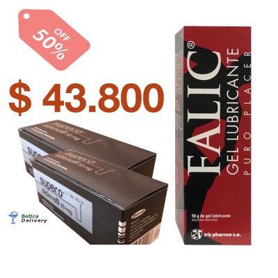 Sildenafil Super-O x 40 comp + Falic gel x 50 gr